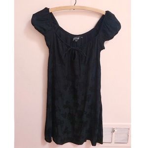 Motel Gaval Princess Polly Black Mini Dress XXS